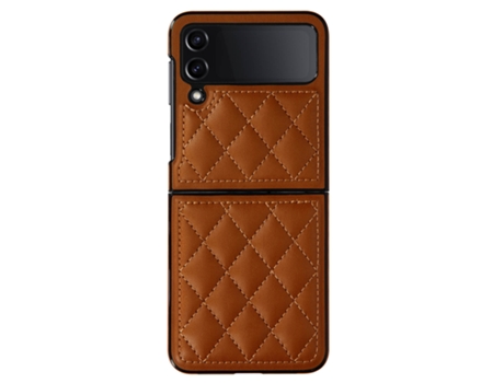 Funda para Samsung Galaxy Z Flip 4 AVIZAR Piel Marrón