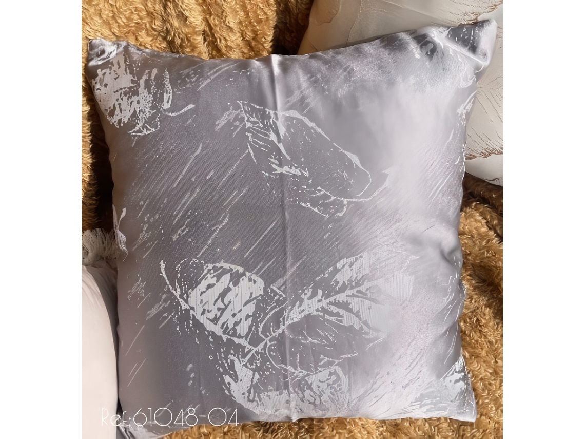 Funda de cojín gris oscuro 45*45cm Réf.82330 BOD HOME
