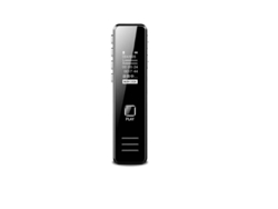 Grabadora de audio digital profesional, 20 horas de grabación, recargable por USB, Yizhood (negra)