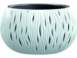 Maceta PROSPERPLAST Sandy Bowl (Blanco - 23.8 x 23.8 x 16.1 cm)