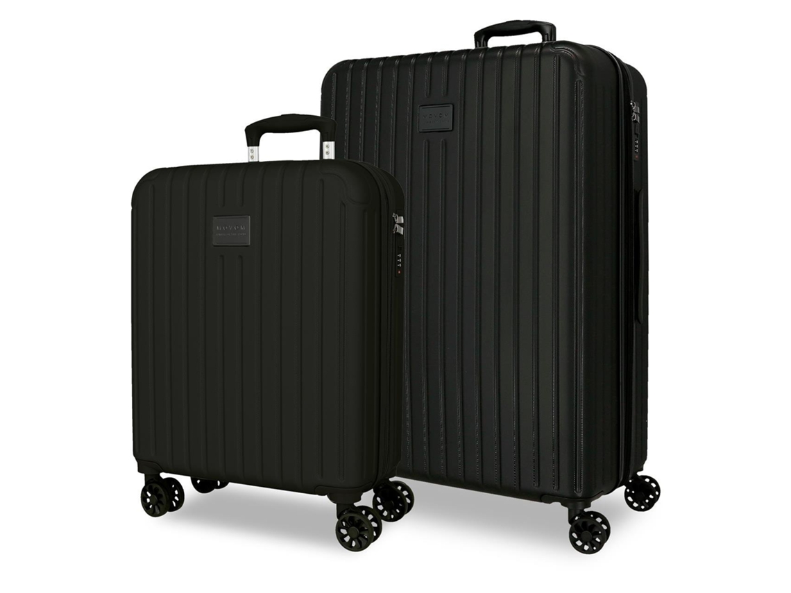 Juego de maletas MOVOM Timber Black (48x68x27cm 109l)