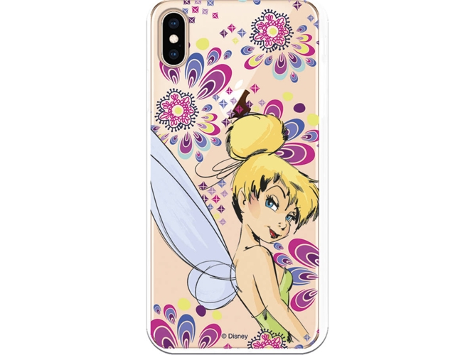 Carcasa iPhone XS Max DISNEY Campanilla Flores Multicolor