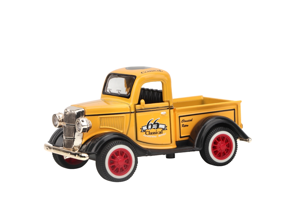 Yncm-juguete De Coche Retrocedible, Camioneta Pickup Con Luces Y Sonidos, Modelo De Camión De Juguete
