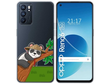 Carcasa Oppo Reno 6 5G TUMUNDOSMARTPHONE Dibujos Transparente