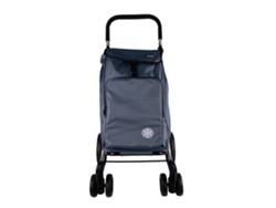 Carro de Compras Plegable con 6 Ruedas Material Aluminio 53 Litros Bolsa Congelador Bolsa Color Gris Cofan