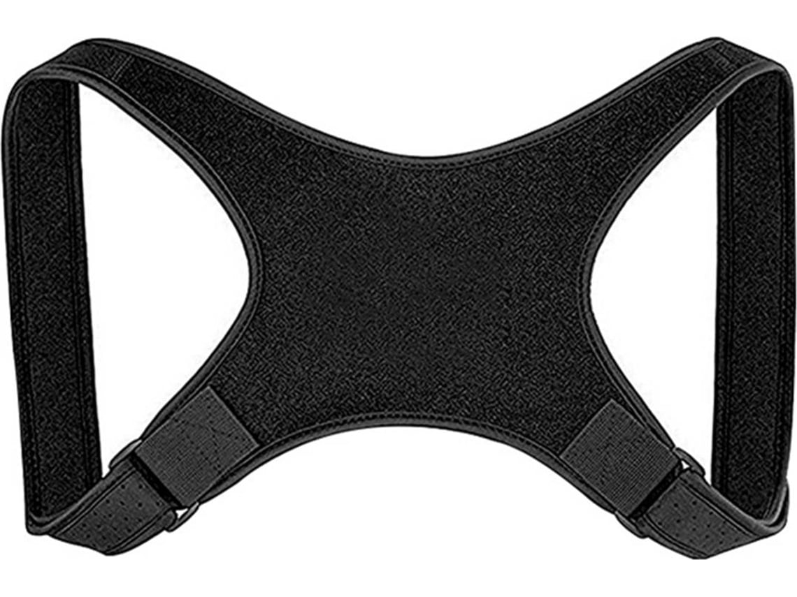 Cinto De Suporte Lombar Preto Para Correção De Postura, Ligeiramente Elástico, Confortável, Não Muito Apertado - Xl