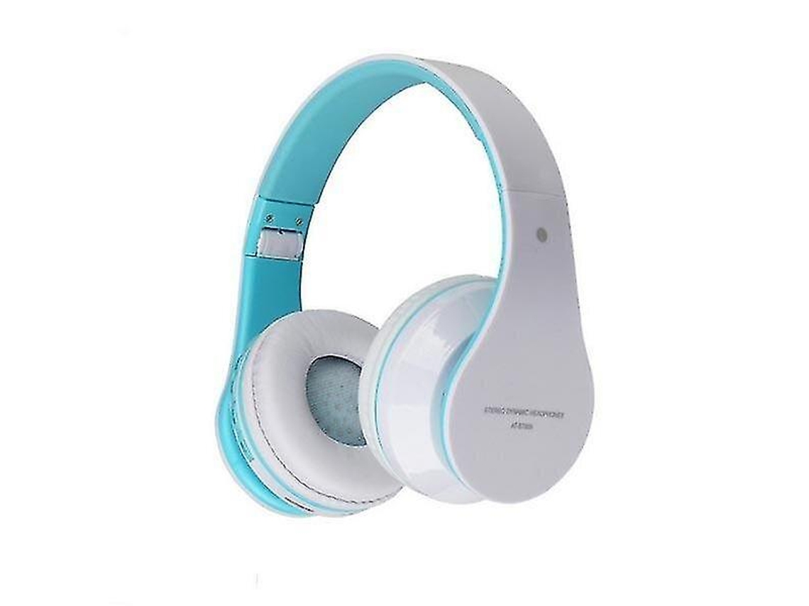 Auriculares inalámbricos Bluetooth plegables BT809 con micrófono, FM, TF, color azul Ly Ebike