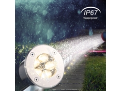 2026-lámpara Led Subterránea 5w 12v 550lm Ip67 Resistente Vidrio Templado Para Jardín Patio Exterior Luz Cálida