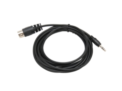 Cable de transmisión de audio y vídeo MIDI estéreo de 7 pines DIN macho a 3,5 mm macho, 3 m/9,8 pies