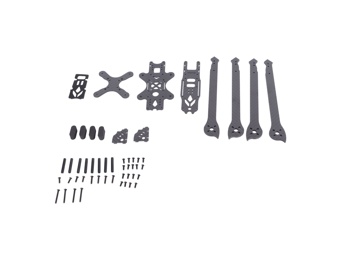 Kit De Estructura De Fibra De Carbono Para Dron Cuadricóptero De Carreras Fpv Xl9 De 9 Pulgadas
