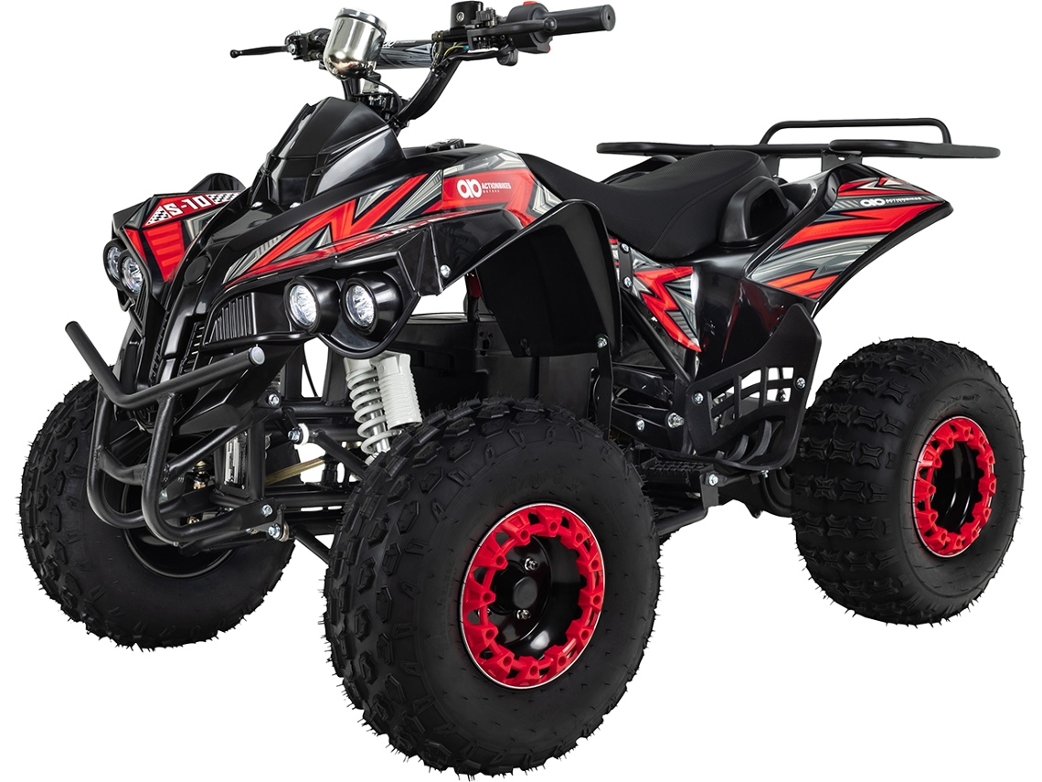 Quad Eléctrico Infantil S-10, Quad De Bolsillo Con 1000 Vatios, Suspensión, Frenos De Disco/tambor, Hasta 20 Km/h