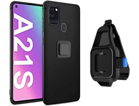 Funda Samsung A21S Turtleshell con Soporte de Cintura Negro