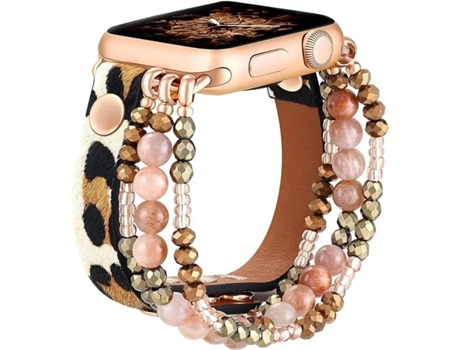 Pulsera De Piel Con Apple Watch Series 7 41 Mm Jaguar