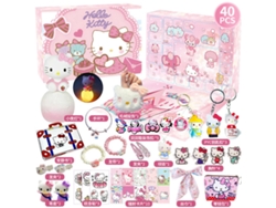 Calendario de Adviento Sanrio Hello Kitty 2026 Caja Sorpresa, Cuenta Regresiva de 24 Días para Navidad, Regalo para Niños Aeuzwr