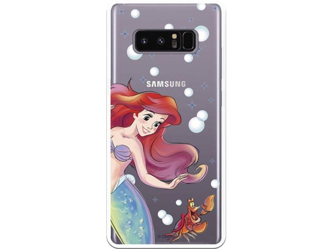 Carcasa Samsung Galaxy Note 8 DISNEY Ariel y Sebastián Multicolor