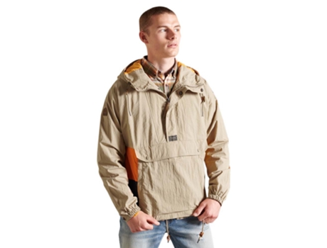 Chaqueta para Hombre SUPERDRY Mountain overhead Beige (M)