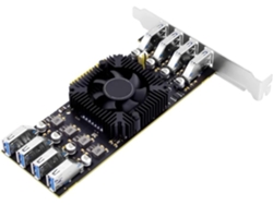 Adaptador Pci Express Usb 3.2-e A Tarjeta De Expansión. Controlador De 4 Canales Pcie X4.0 De 8 Puertos.