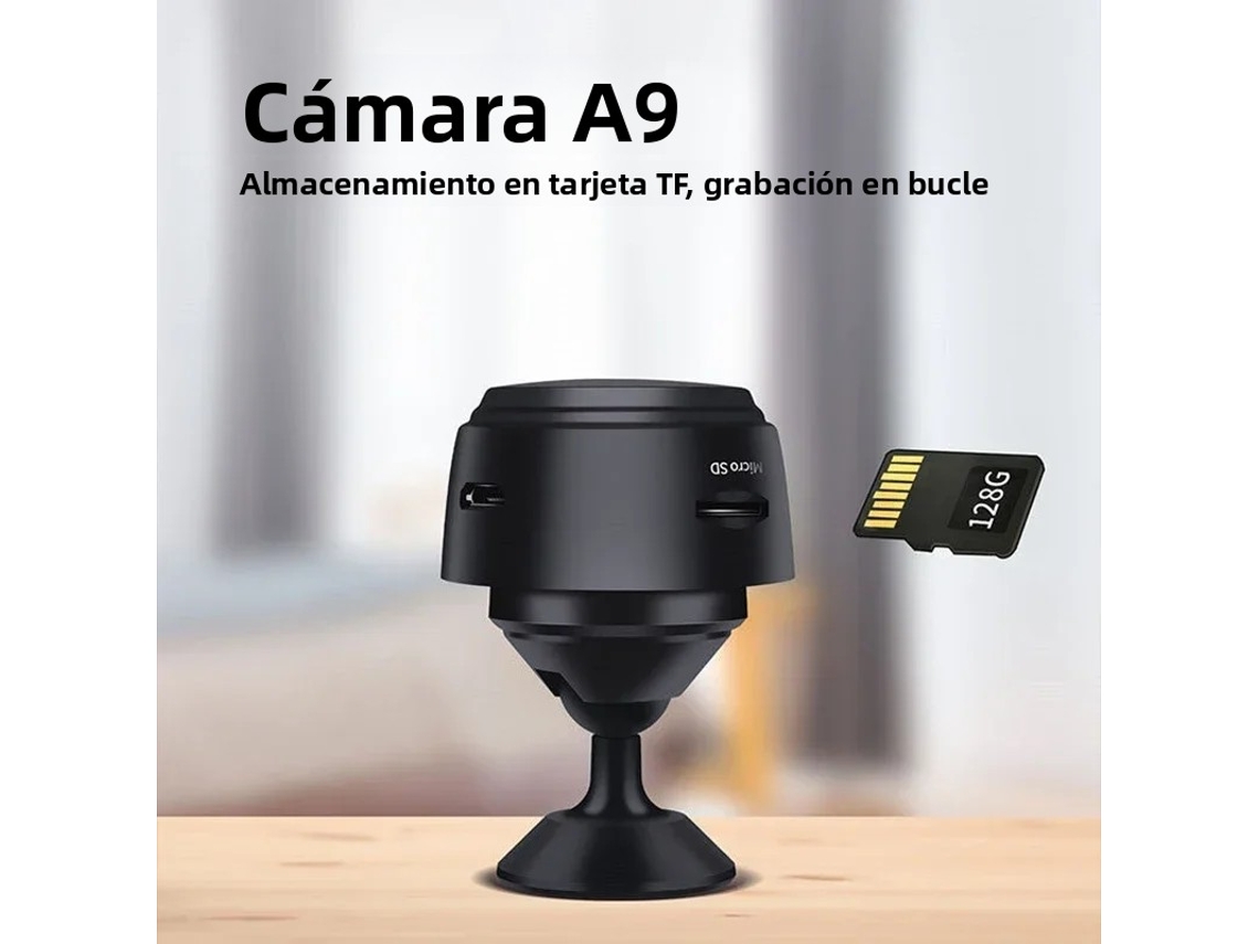 Cámara De Seguridad Inalámbrica Wifi A9 Mini 720p Hd
