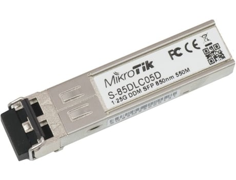 Mikrotik S-85DLC05D network transceiver module 1250 Mbit/s SFP 850 nm