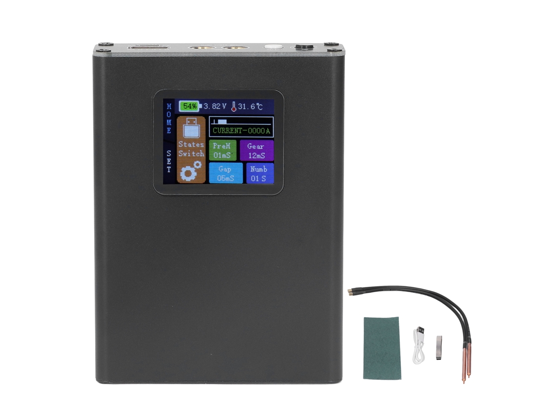 Aparador De Pontos Portátil Mini Com Bateria 30 Marchas Ajustáveis E Tela Lcd De 1.8 Polegadas