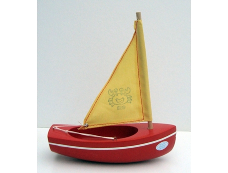 Barco TIROT (Madera - Rojo - 17 cm)