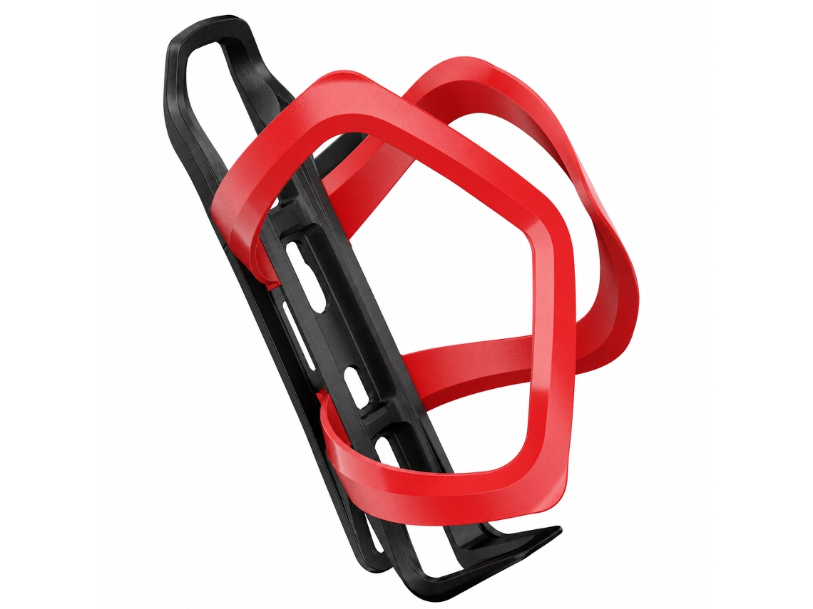 Portabotellas para bicicleta POLSKI negro, 14,8 x 8 cm, 2 unidades, ligero, para carretera y MTB.