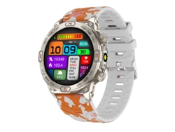 Smartwatch Yizhood Kc86 1.43 Inch Bluetooth Llamada Monitorización De Salud 450mah Larga Espera (android E Ios - Naranja)