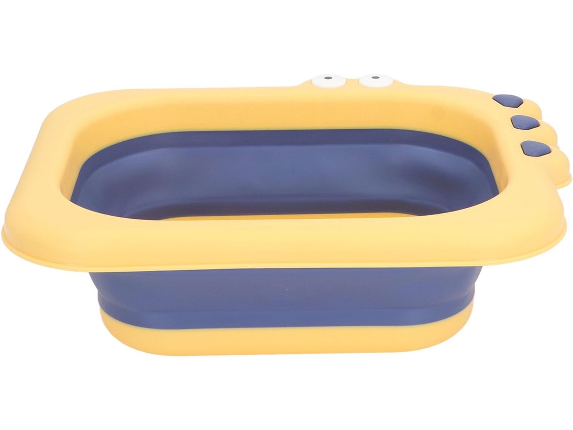 Bañera Plegable Para Bebés, Dispositivo De Baño Portátil Para Niños Y Niñas En Color Verde.