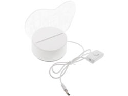 Luz Nocturna Transparente Lámpara De Mesa Led Creativa Luz Decorativa Para Navidad Obsequio De Cumpleaños Para Dormitorio