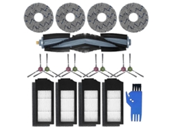 Para la aspiradora robot Deebot X1 Omni X1 Turbo: cepillo lateral principal, filtros HEPA, mopa y repuestos.