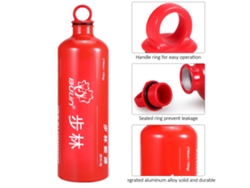 Recipiente de combustível para camping, 500ml/750ml, em alumínio resistente a derramamentos, para óleo, álcool e querosene.