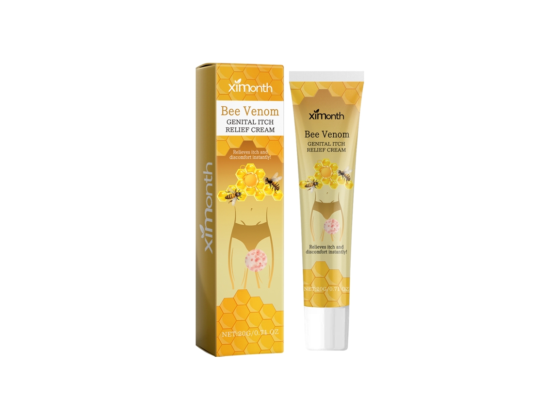 Crema íntima calmante con veneno de abeja