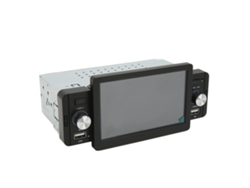 Reproductor MP5 AV FM con pantalla táctil de 5 pulgadas, transmisor de audio y video para automóvil de un solo DIN con control remoto