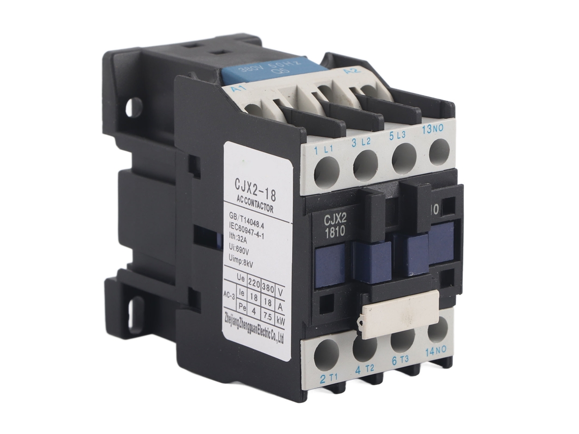 Contactor De Ca Normalmente Abierto De 18 A, Alta Sensibilidad, Ignífugo, Para Uso Industrial Eléctrico, 380 V