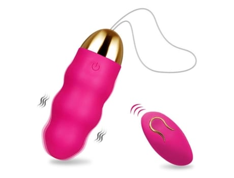Vibrador de control remoto de 12 frecuencias, estimulador de clítoris femenino (rojo) VEANXIN