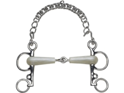 Broca Pelham Dividida com Ramo Curto Flexi 110 Mm Prateado 115 Mmfeeling