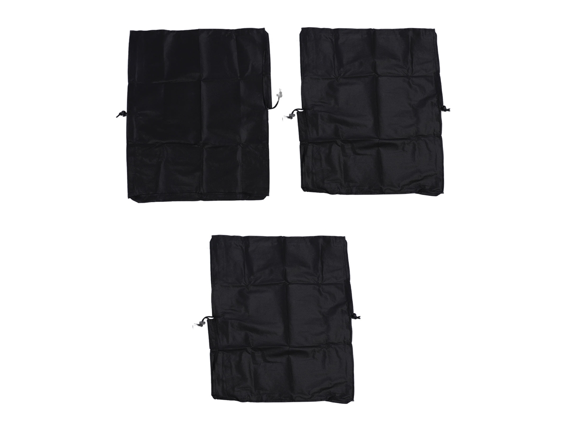 Kit de 3 cubiertas de repuesto City Pickers con cordón de 50 x 60 cm para jardineras, para replantar y mantillo de jardín.