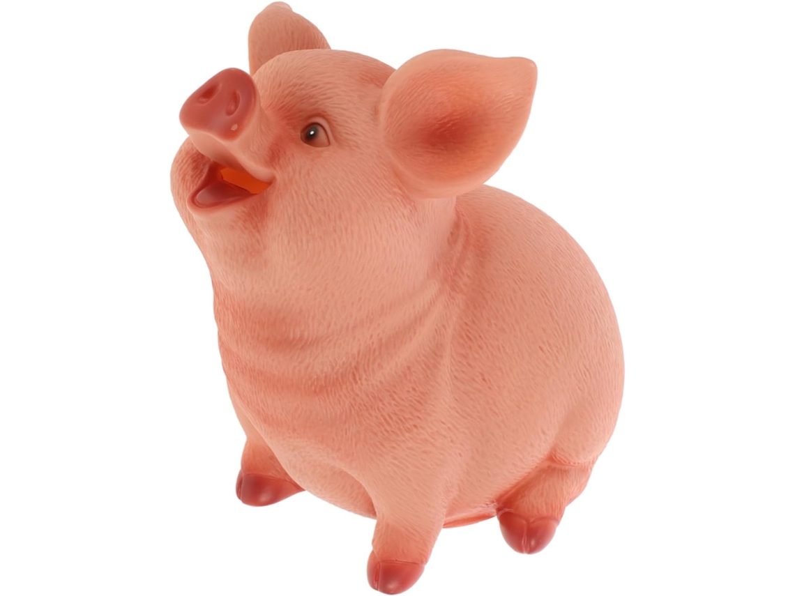 Hucha con forma de cerdito para niños y niñas, caja de monedas decorativa e irrompible para dormitorios CHABERLU.