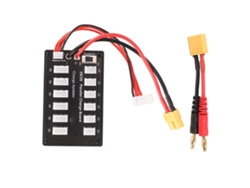 Placa De Carregamento Paralelo Lipo 7.4v 3pin Plug Banana 4mm Para Baterias De Lítio 2s 3s Imax B6