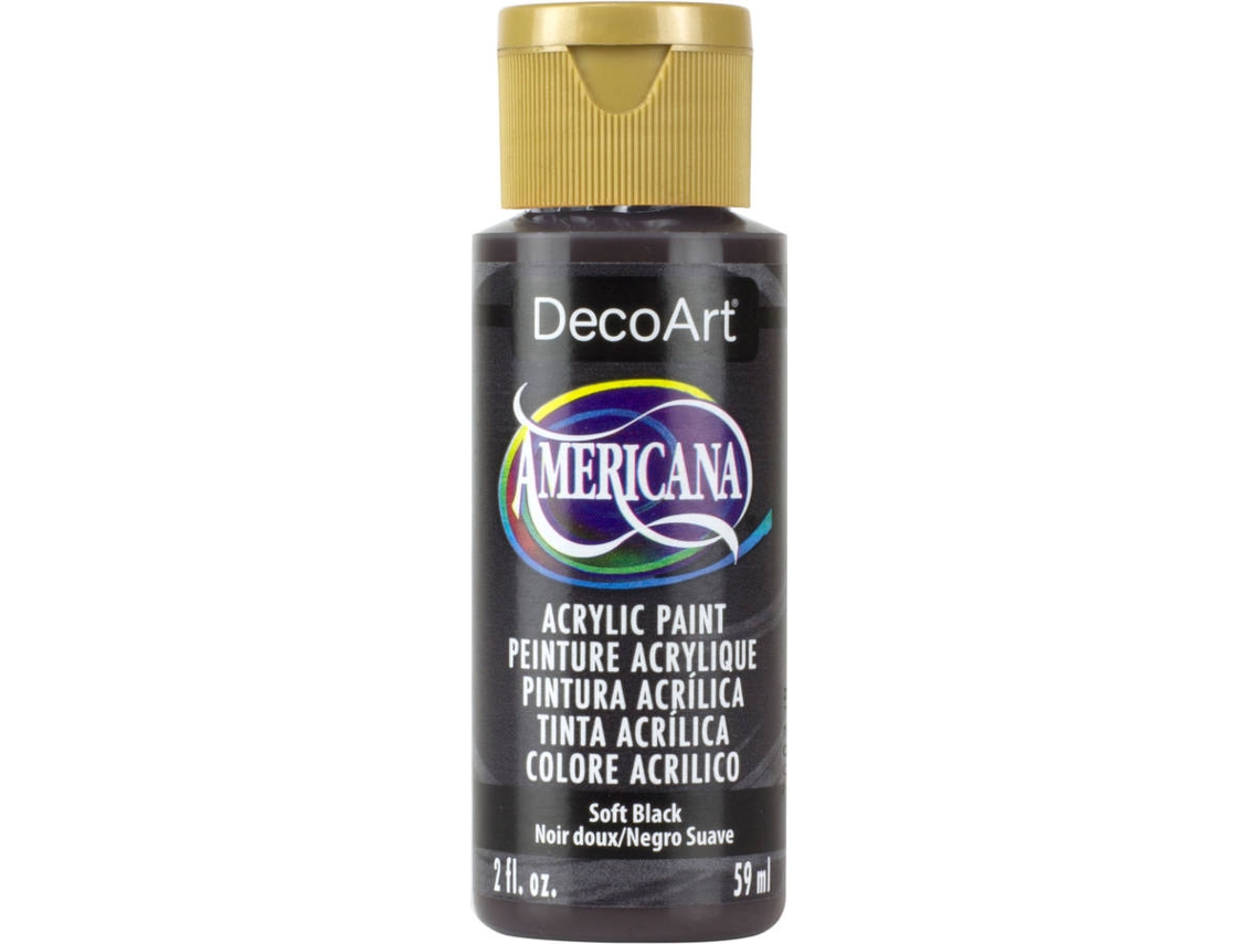 Pintura Acrílico AMERICANA Negro Suave (59 ml)