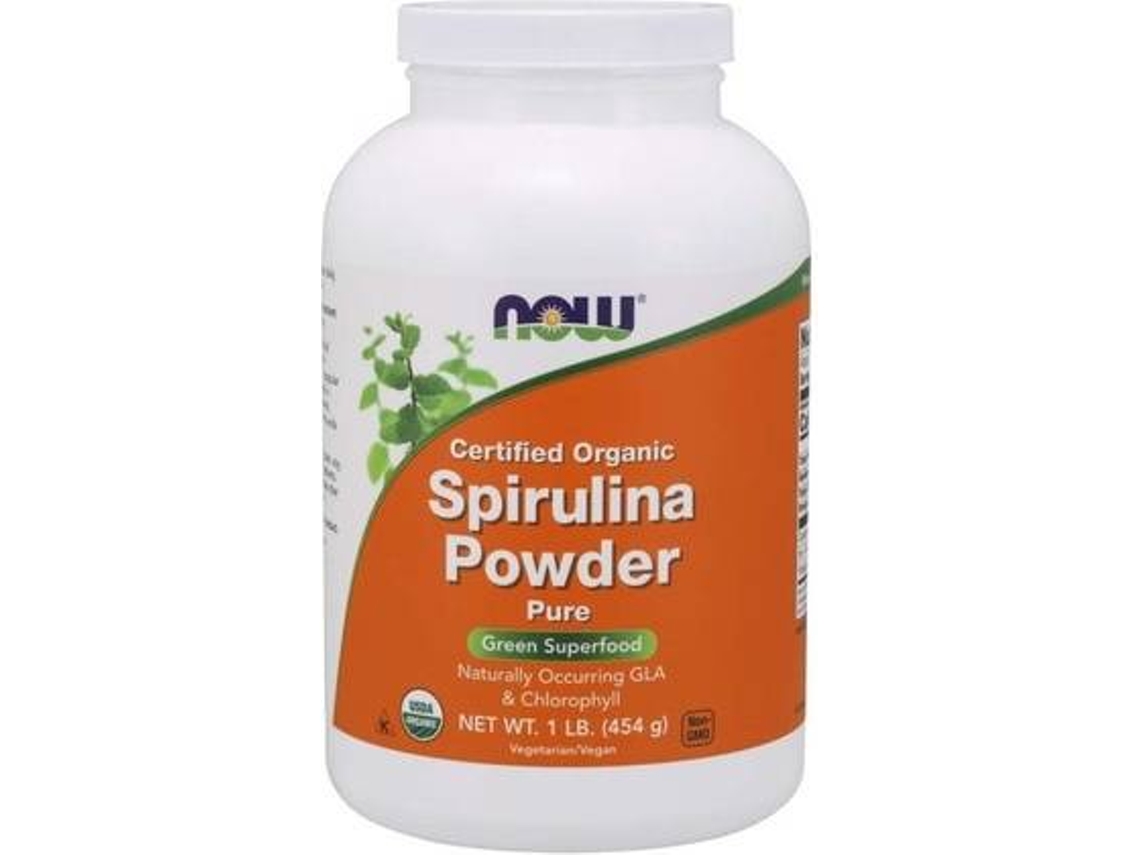 Té NOW Espirulina Em Pó (454 g de pó)