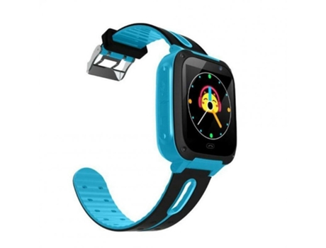 Smartwatch Niños S4 Cámara de video a prueba de agua Tarjeta SIM Teléfono de llamada Azul claro