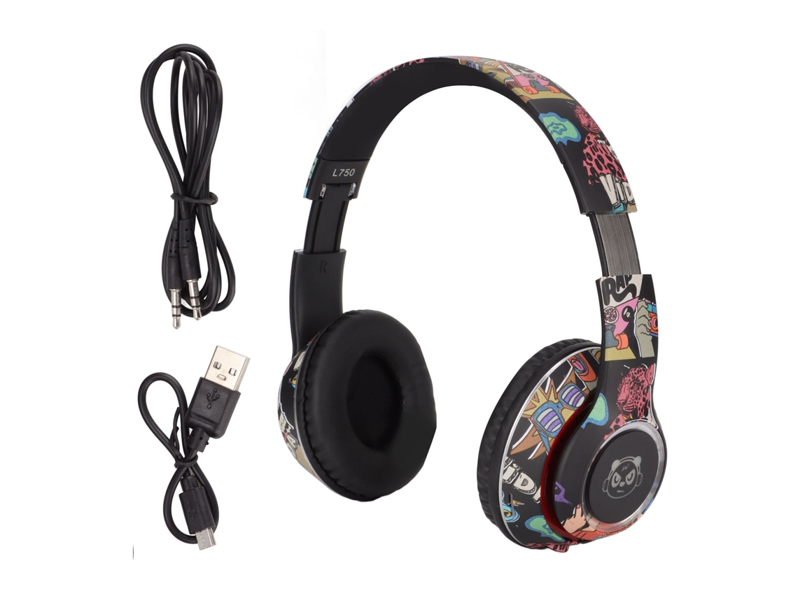 Auriculares Gaming De Led Bluetooth Montados En La Cabeza Con Tarjeta Tf Hifi Estable De Bajo Consumo De Energía