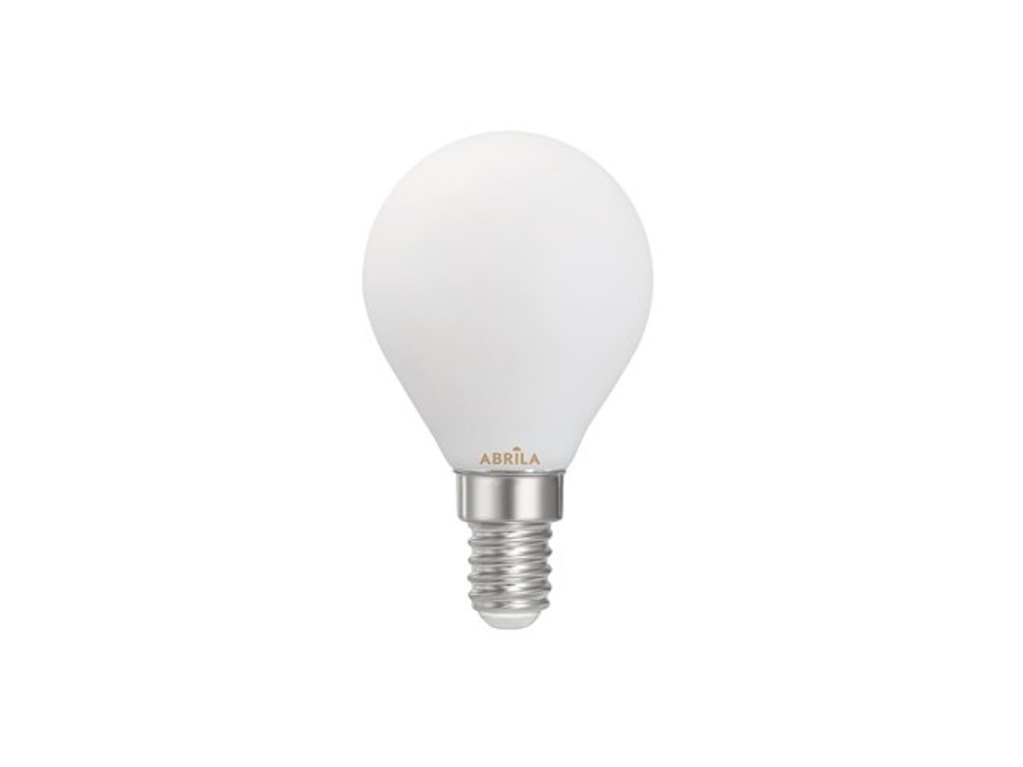 Bombilla Led Filamento Esférica Opal E14 Abrila Ø4,5x7,8cm Fabrilamp (6w 6000k 540lm)
