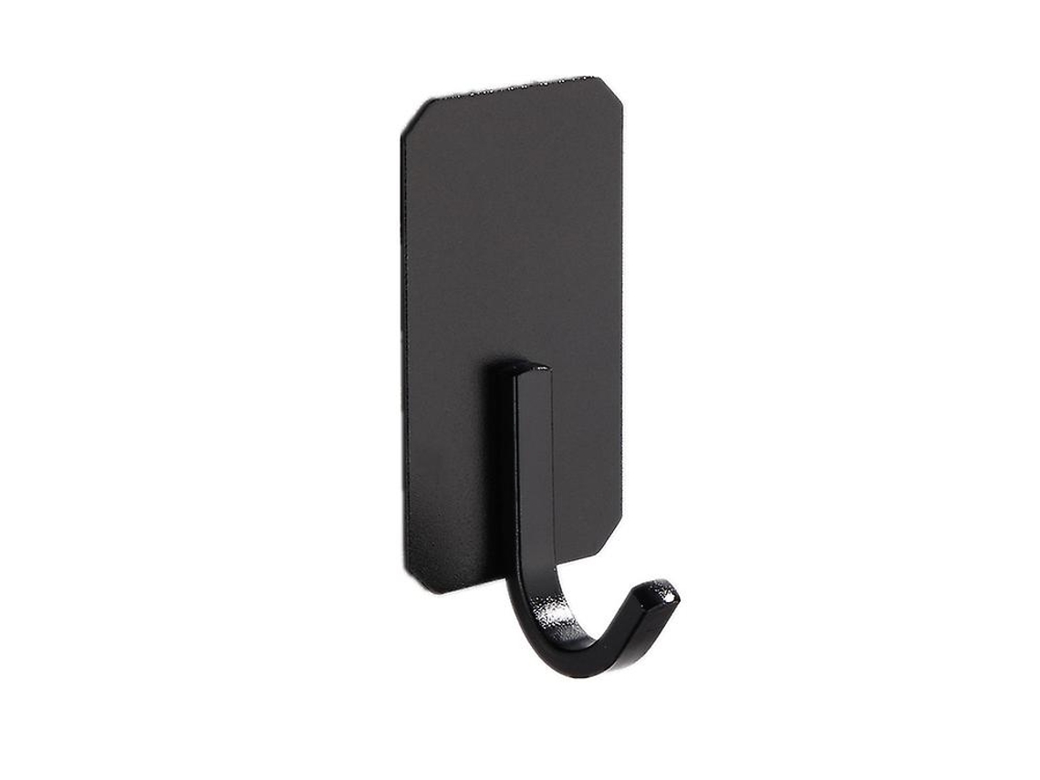 Rebe-gancho Adhesivo 3m Sin Taladrar, Acero Inoxidable Resistente Al Agua, Para Baño Cocina Oficina, Carga Hasta 4.5kg, Negro