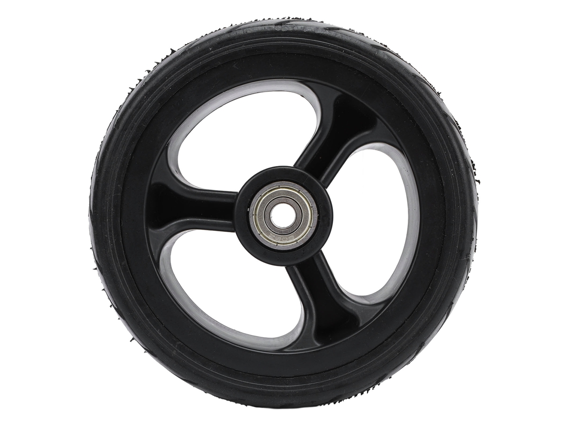 Rueda De Goma Maciza De 5 Pulgadas Con Rodamiento Para Carretilla De Cortacésped