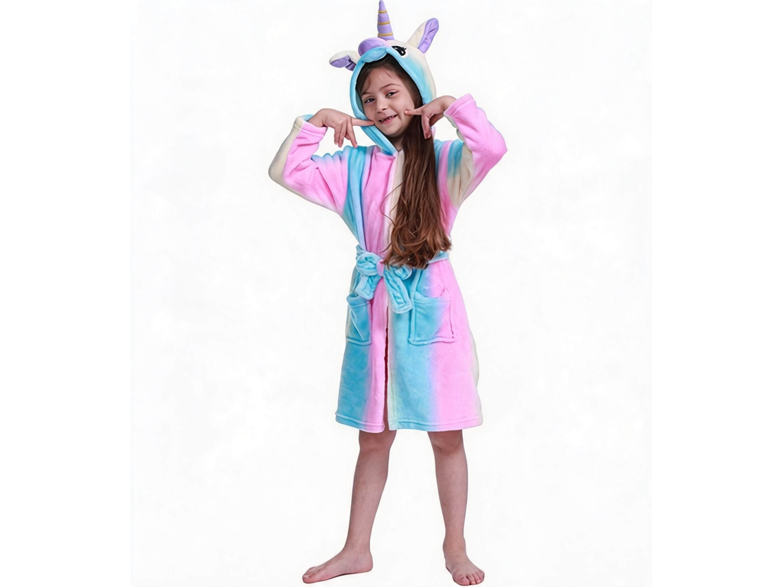 Bata De Baño Infantil De Unicornio, Regalo De Para Niñas (para 120/130cm)