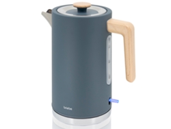 Hervidor eléctrico Nordic de 1,7 l sin BPA, base de 360°, Briebe, controlador Strix, apagado automático, Kt1165gry, gris