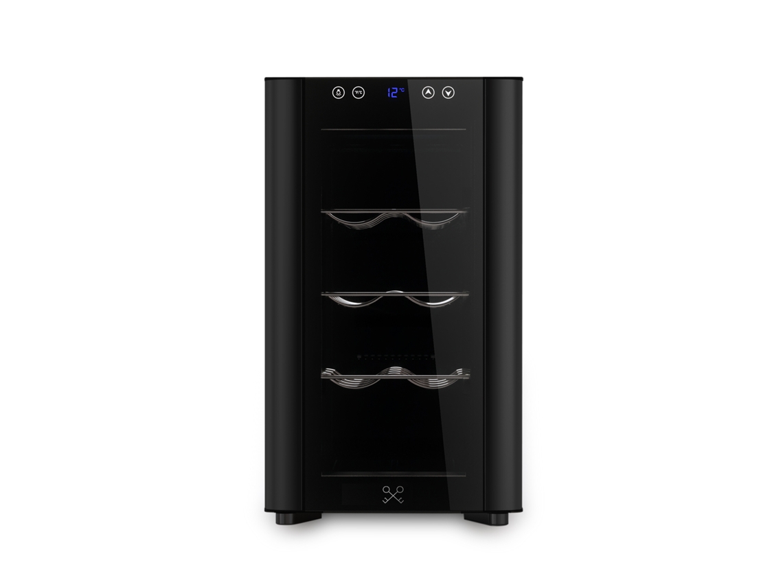 LES PETITS CHAMPS Vinoteca indipendiente 8 botellas CAVSB8, 23L, negro