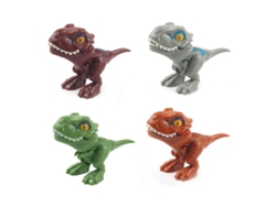 Dinosaurios de juguete para dedos, mini dinosaurios simulados articulados, juguetes de dinosaurios para niños